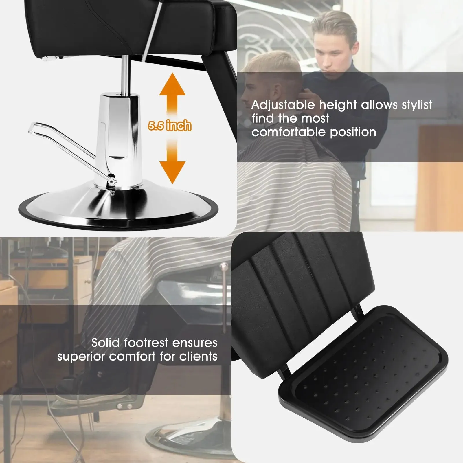 #5085 Heavy Duty All Purpose Barber Chair