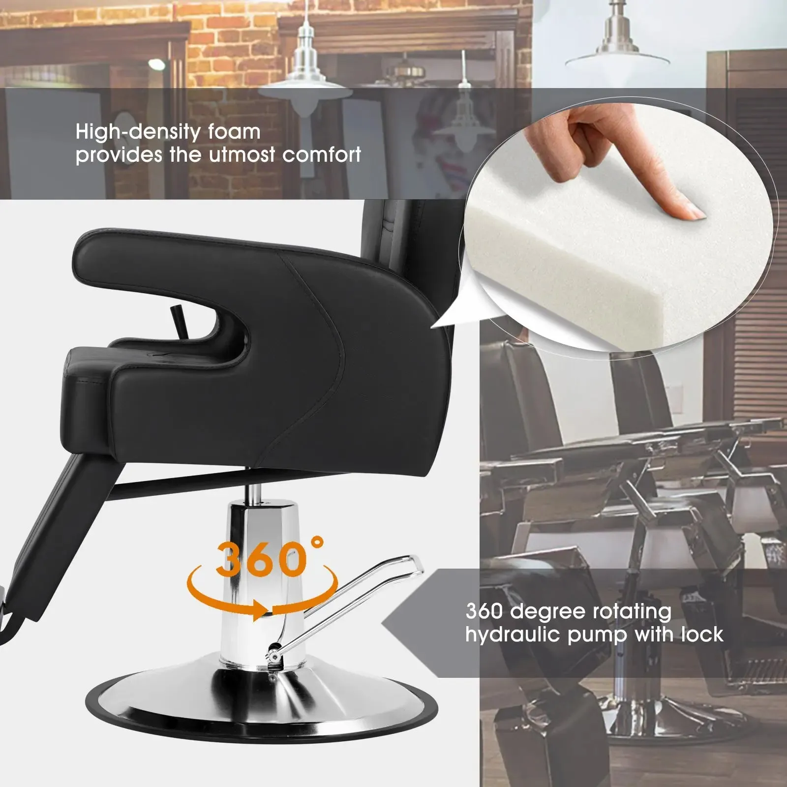 #5085 Heavy Duty All Purpose Barber Chair