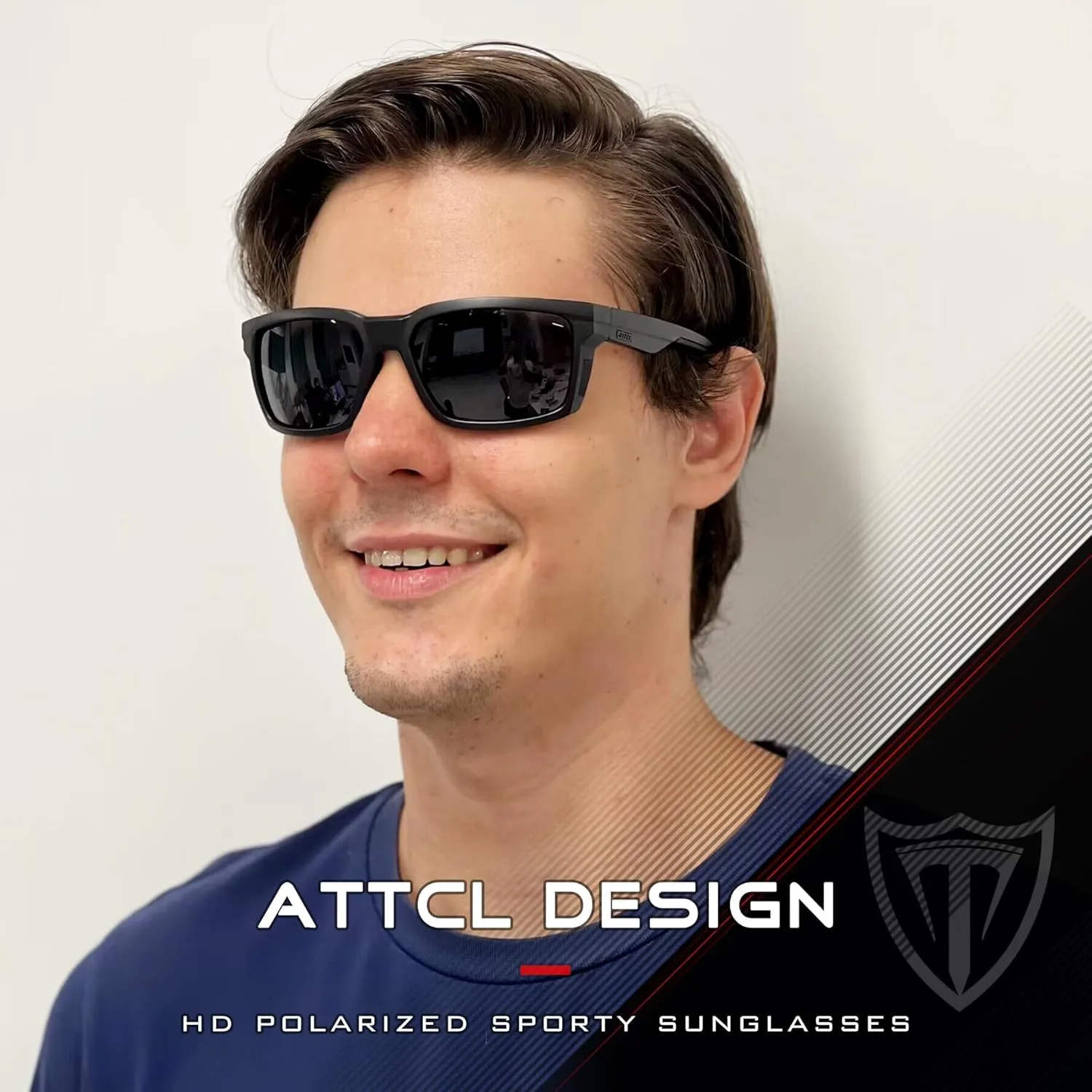ATTCL Men's Polarized Sport Sunglasses with UV400 Protection for Driving, Fishing, and Outdoor Activities