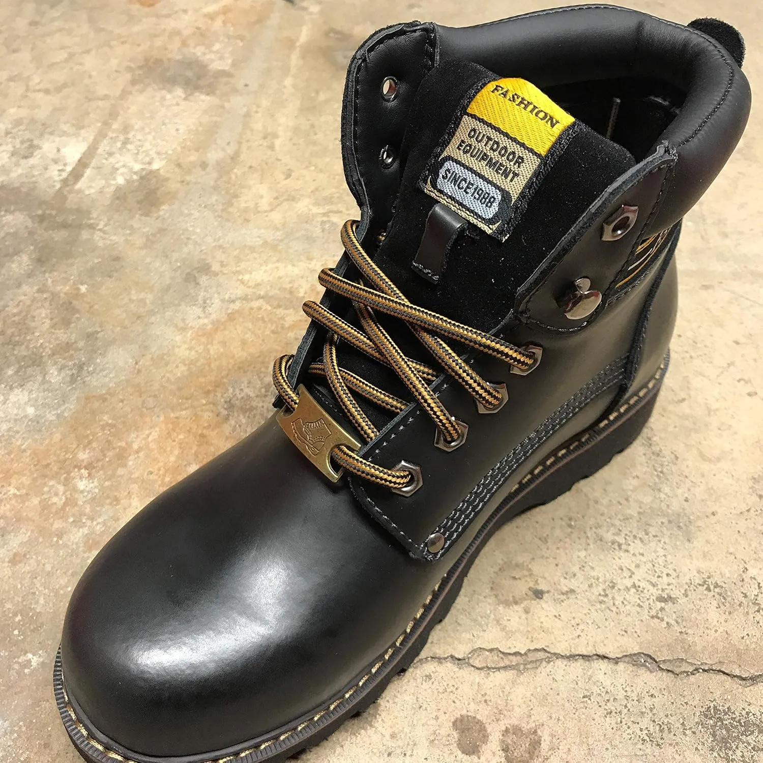 B&Q 3 Pairs Heavy Duty Round Boot Laces Shoelaces for Hiking Walking Construction Safety Work Boots Shoes