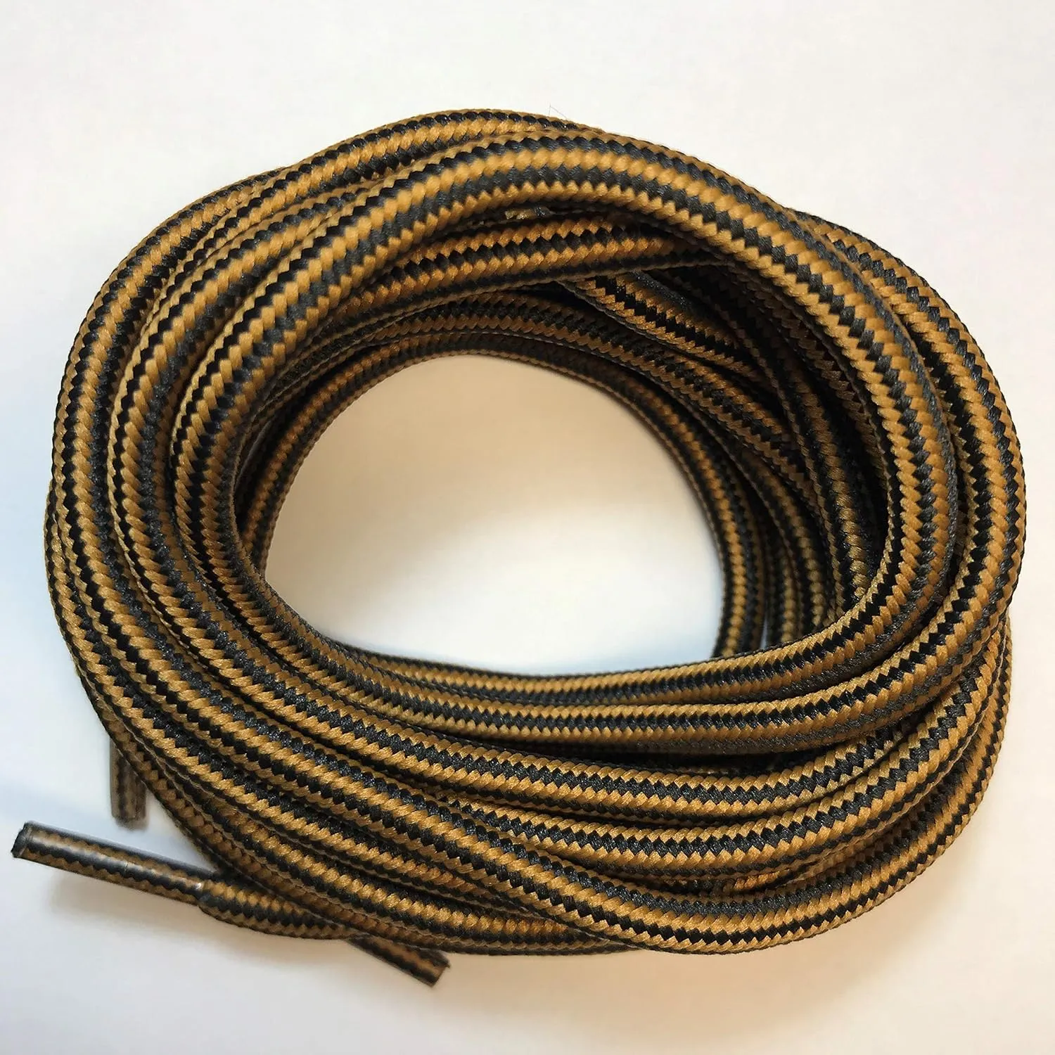 B&Q 3 Pairs Heavy Duty Round Boot Laces Shoelaces for Hiking Walking Construction Safety Work Boots Shoes