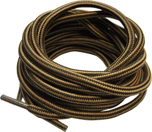 B&Q 3 Pairs Heavy Duty Round Boot Laces Shoelaces for Hiking Walking Construction Safety Work Boots Shoes
