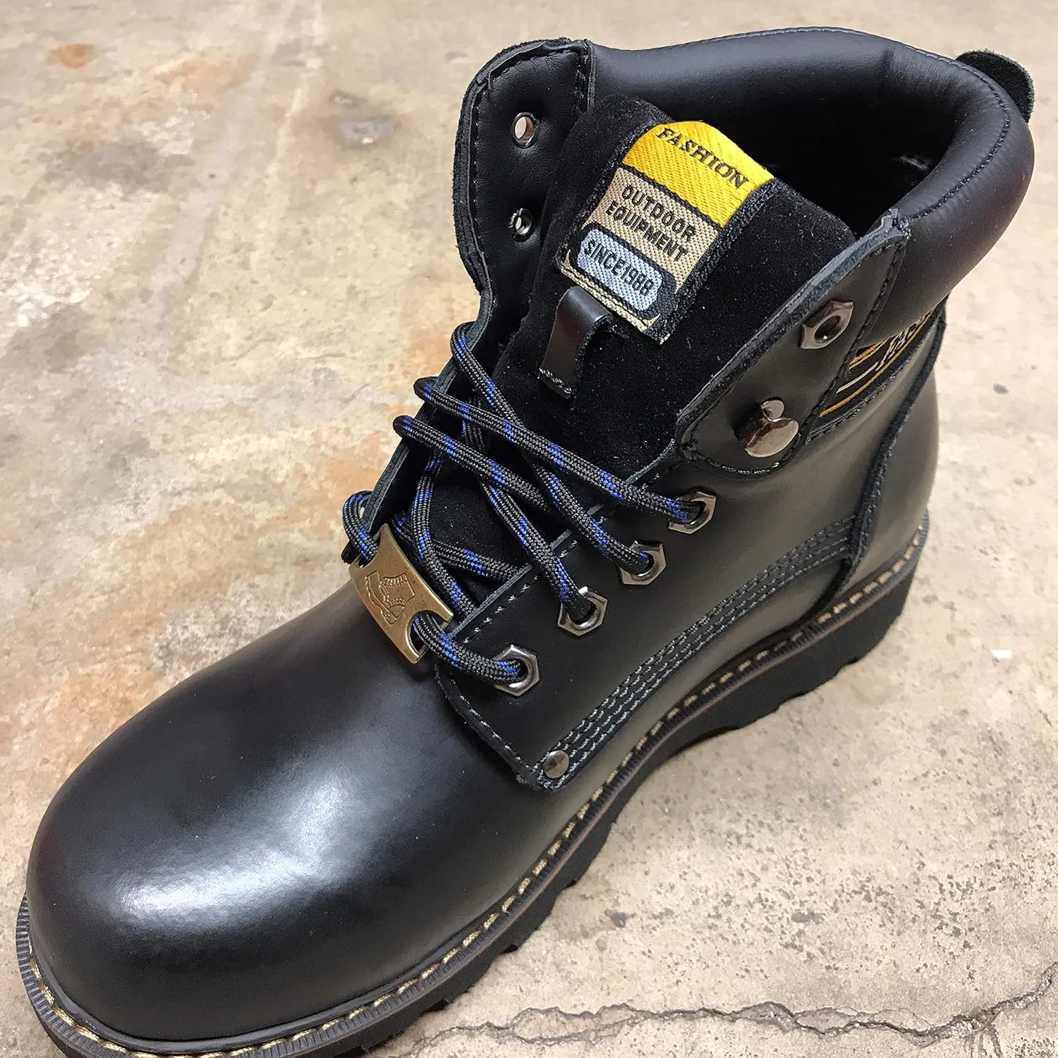 B&Q 3 Pairs Heavy Duty Round Boot Laces Shoelaces for Hiking Walking Construction Safety Work Boots Shoes