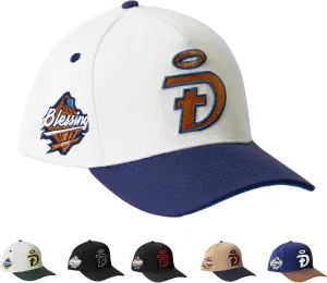 Baseball Hat | Snapback Trucker Cap for Men & Women | Christian-Inspired Embroidery | Trendy Hat Green Brown Black