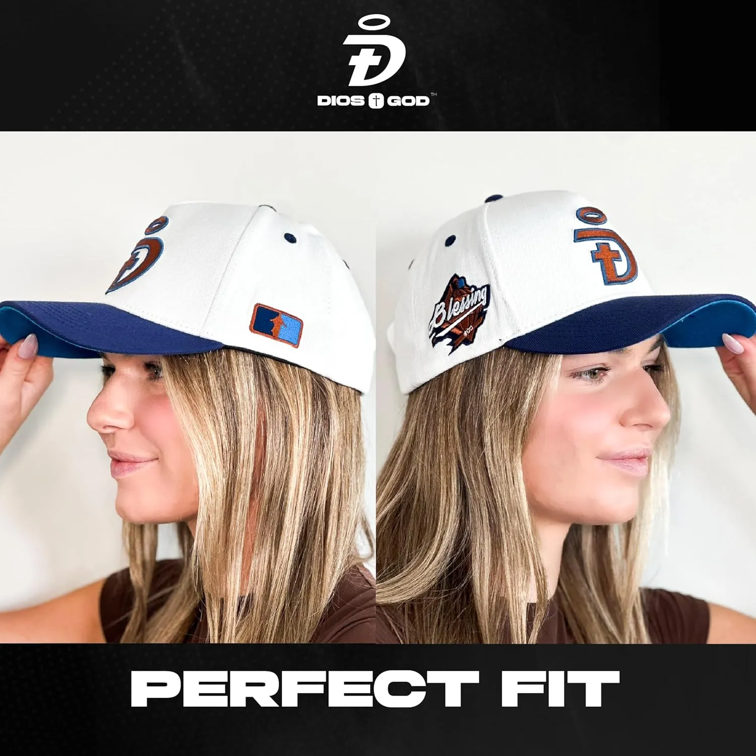 Baseball Hat | Snapback Trucker Cap for Men & Women | Christian-Inspired Embroidery | Trendy Hat Green Brown Black
