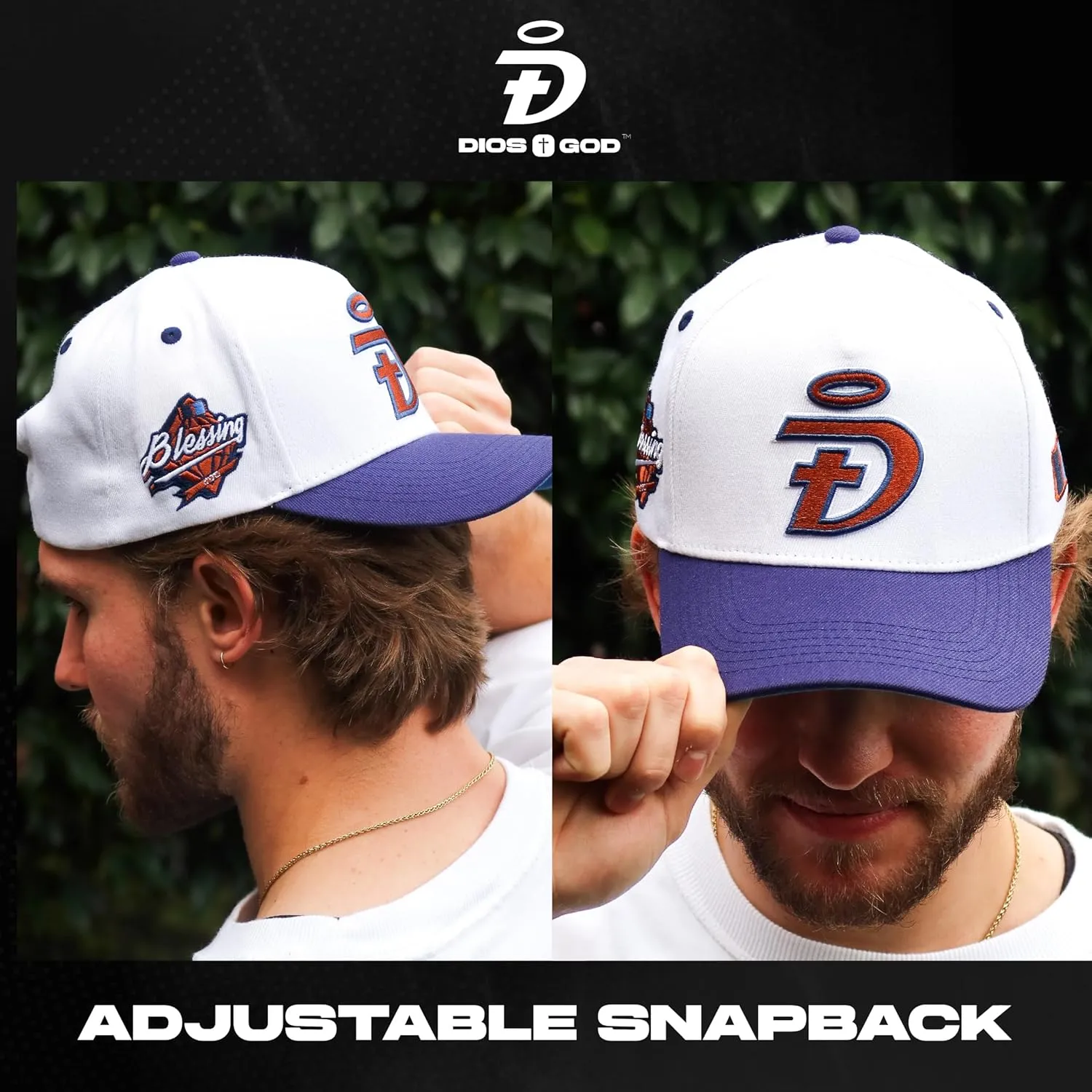 Baseball Hat | Snapback Trucker Cap for Men & Women | Christian-Inspired Embroidery | Trendy Hat Green Brown Black