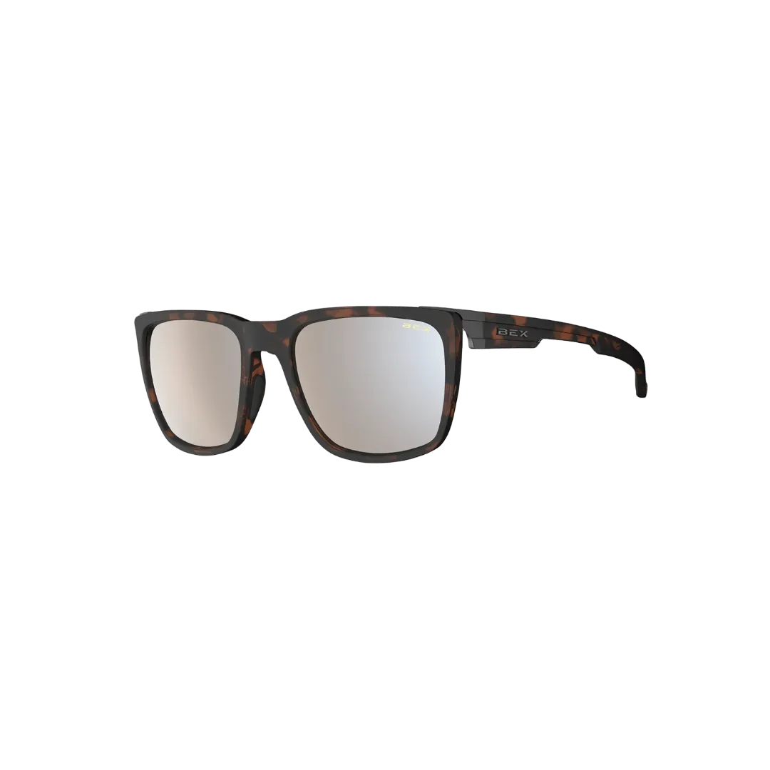 Bex Adams Unisex Tortoise Brown Brown Silver Sunglasses