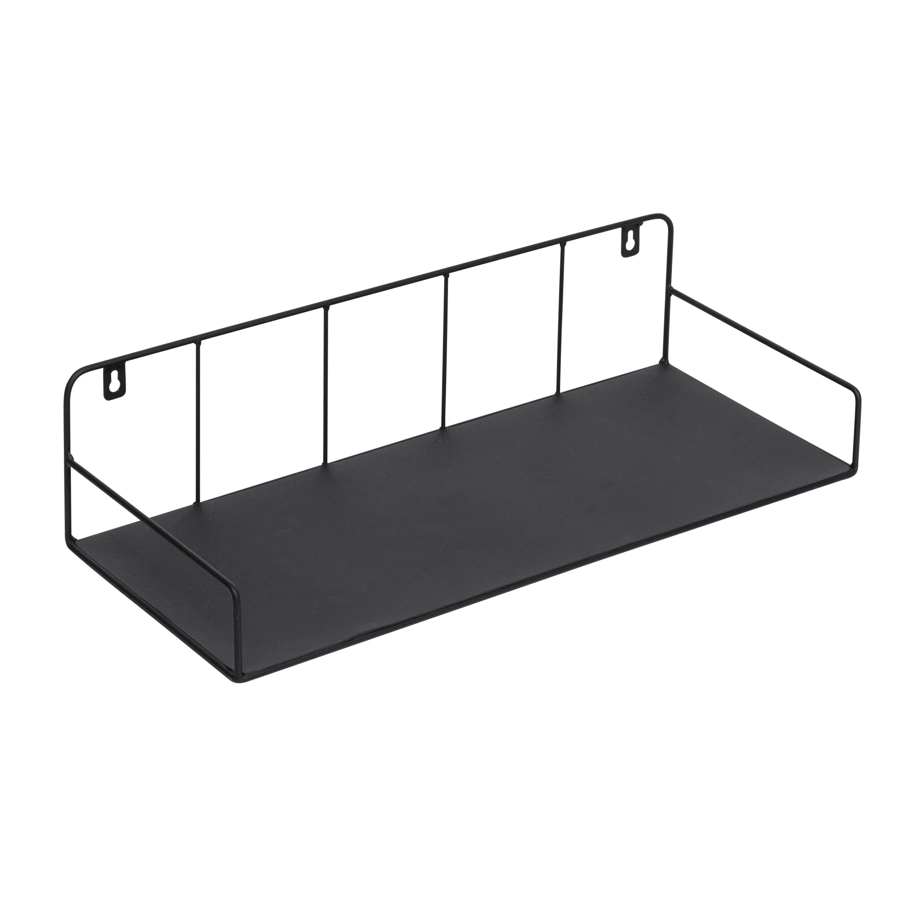 Black Small Metal Floating Accent Shelf