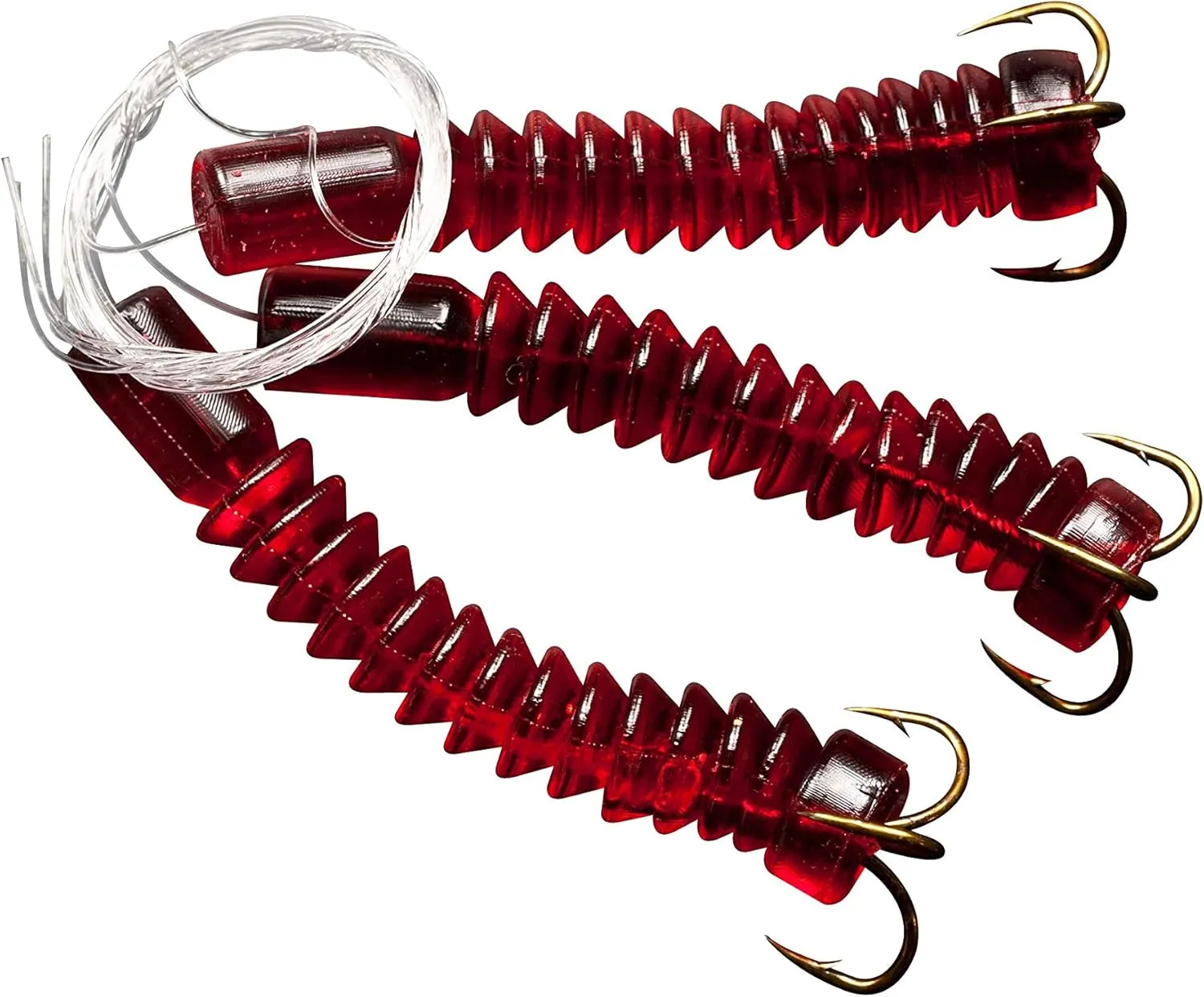 Catfish Dip Bait Worms- Red