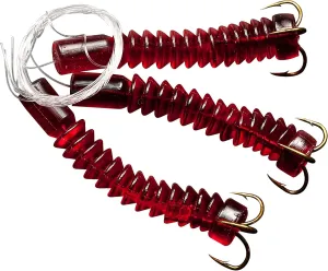 Catfish Dip Bait Worms- Red