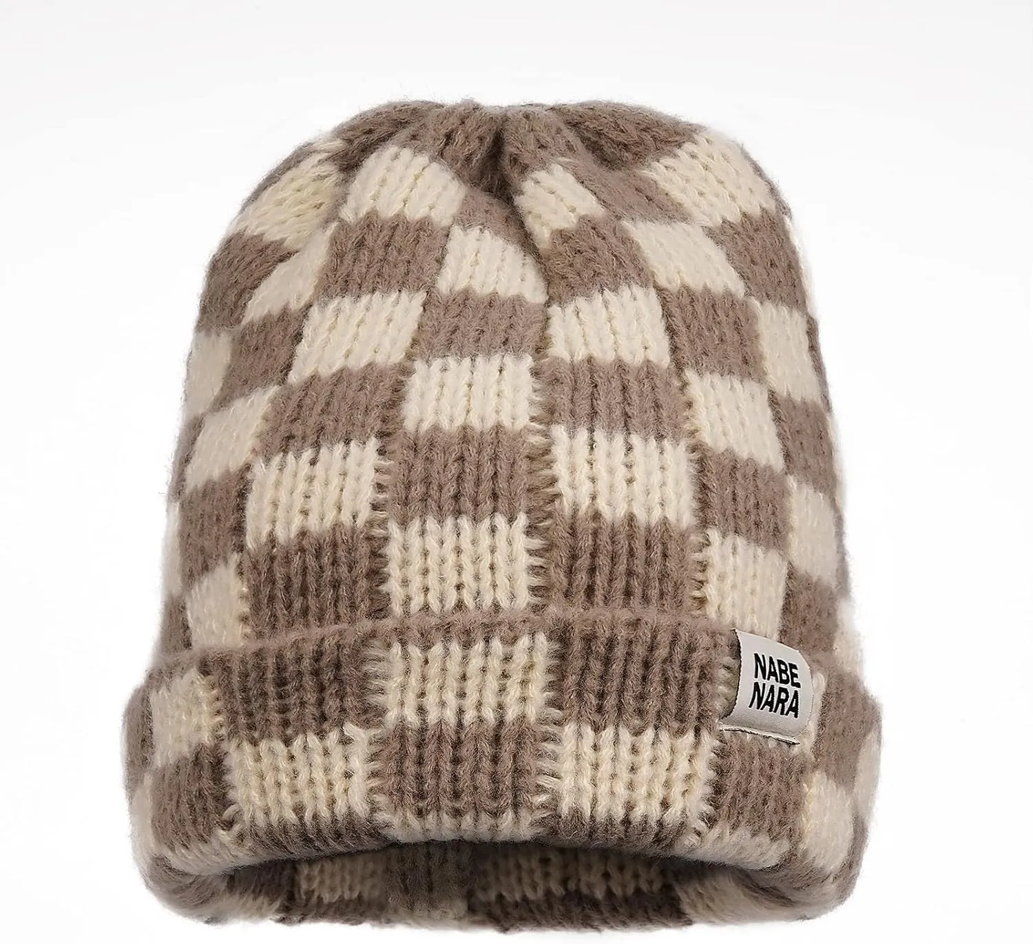 Croogo Beanie Men Slouchy Knit Skull Cap Warm Stocking Hats Women Winter Snow Ski Hat Cuffed Plaid Hat Toboggan Hats