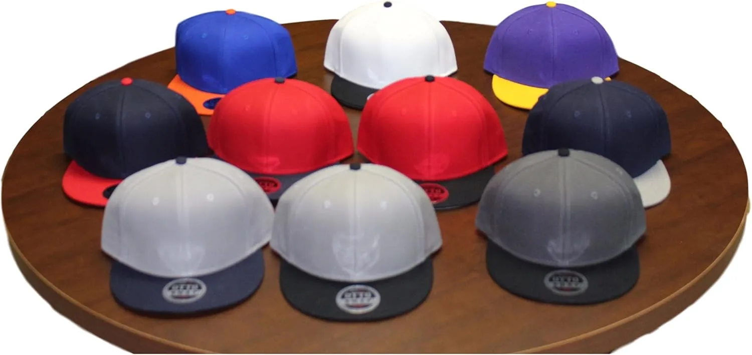Custom Snapback Hat. Otto. Embroidered. Your Own Text Flatbill Bill Snapback