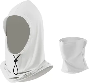 Detachable Balaclava Ski Mask, UV and Dust Resistant Face Mask, Lightweight, Breathable, Suitable for Cycling,Hiking