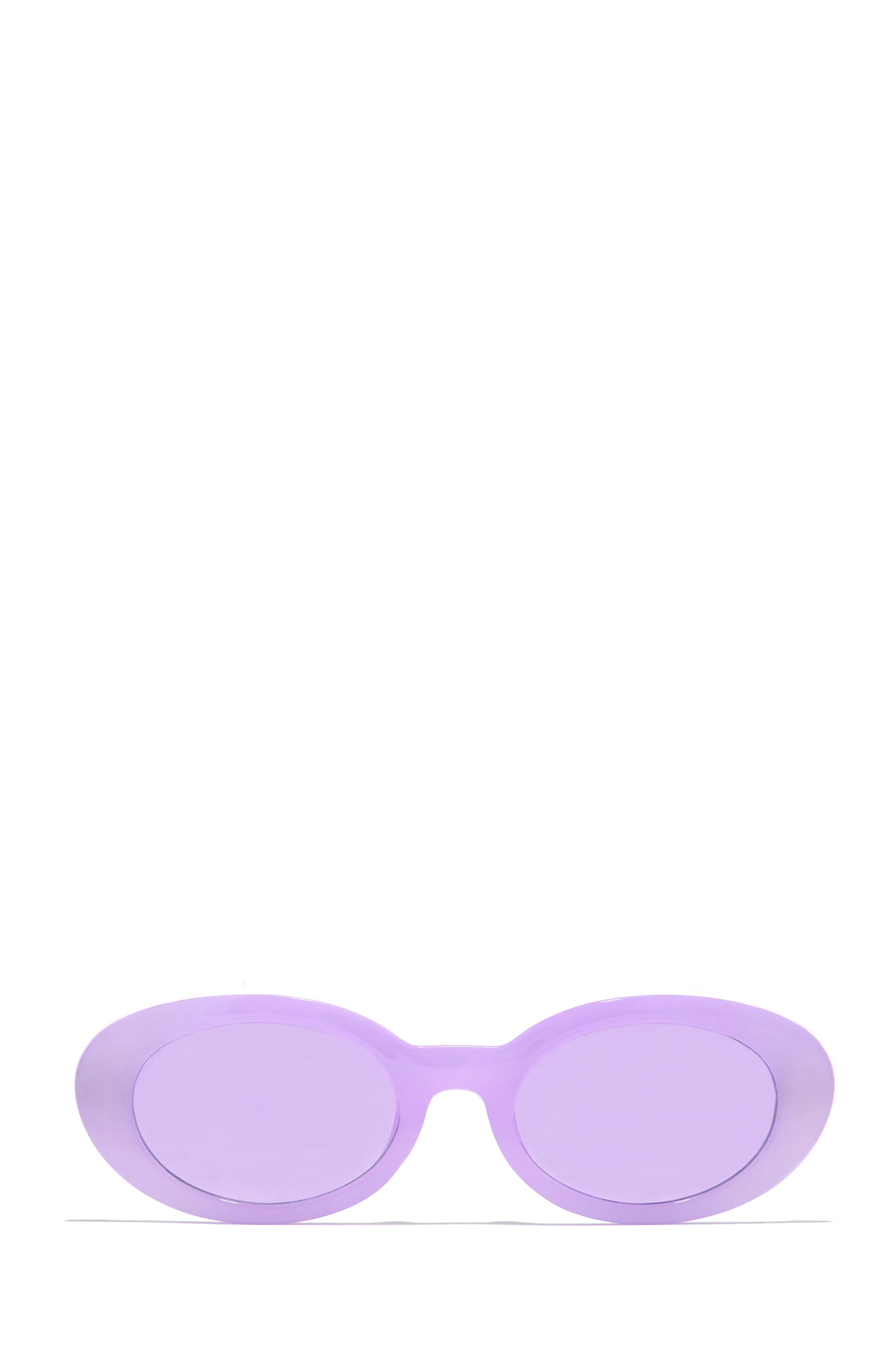 Elena Oval Sunglasses - Pink