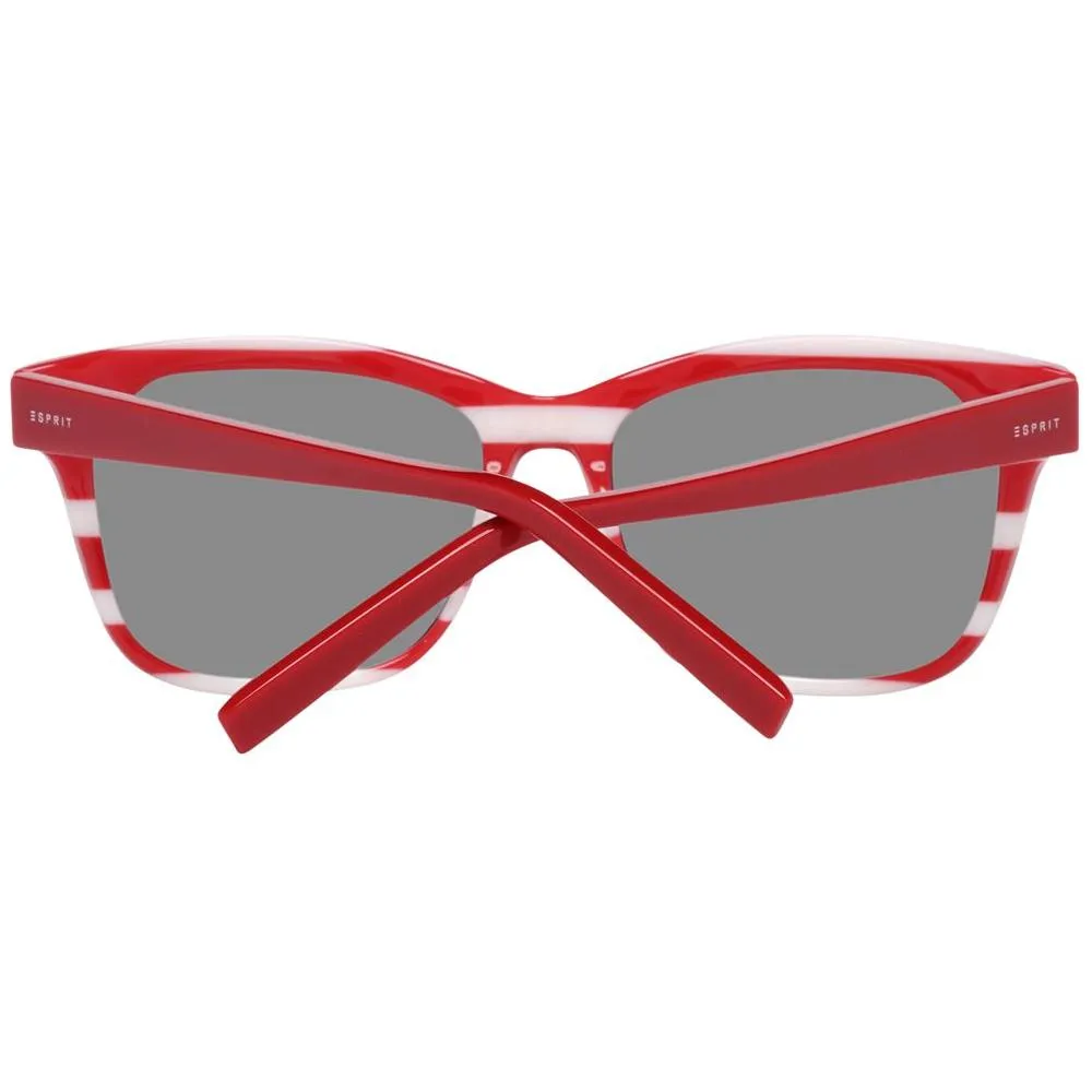 Esprit Red Resin Sunglasses