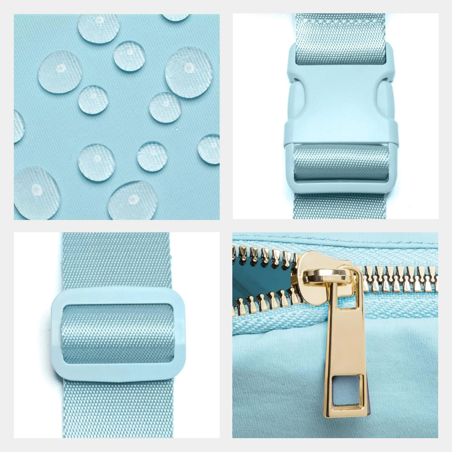 Gitus Gifts for 7 8 9 10 11 Year Old Girls Belt Bag Fanny Pack Crossbody Bags with Initial Letter Patch Birthday Gifts for Daughter Sister Friends Teen girls (Icing Blue-E)