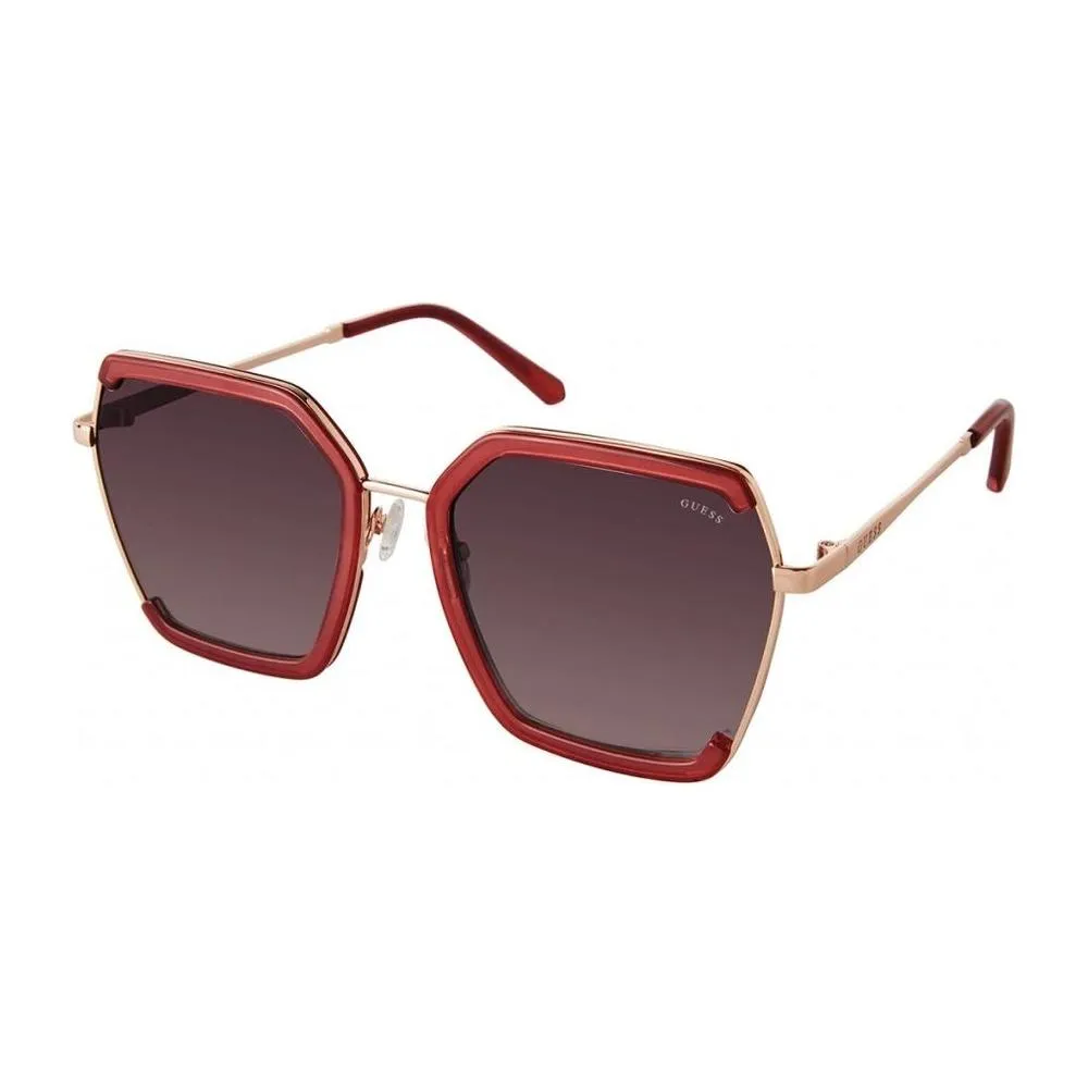 Guess Red Metal Sunglasses