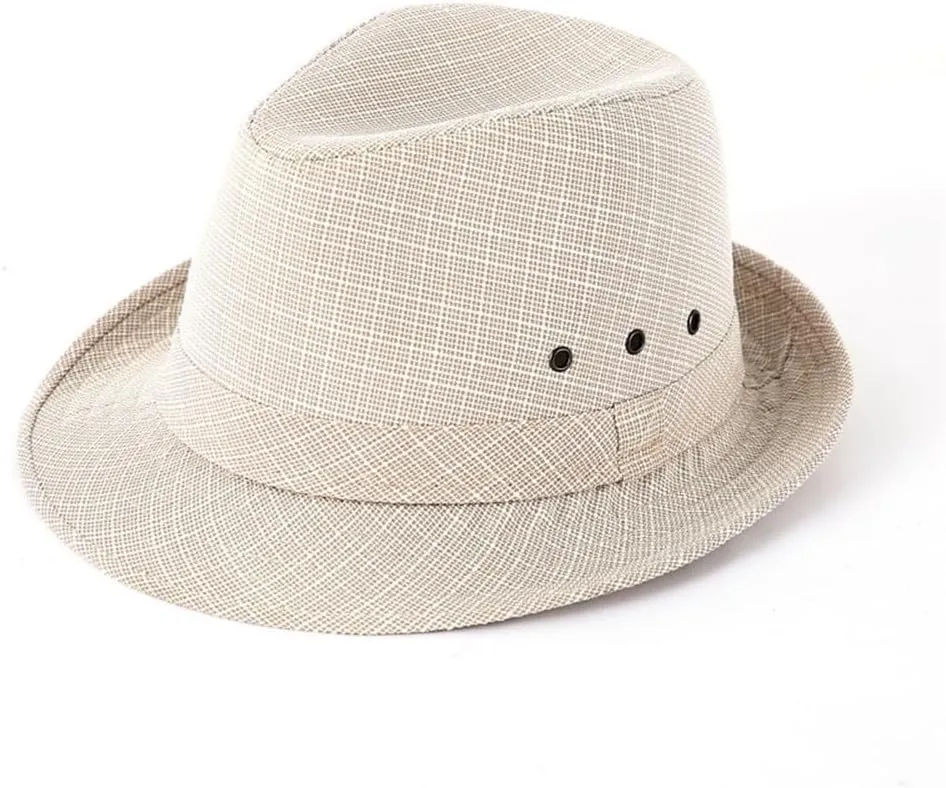 Jazz Cap Men's Hat Bowler Hat Jazz Hat Retro Jazz Cap Fedora Hat for Women and Men