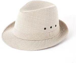Jazz Cap Men's Hat Bowler Hat Jazz Hat Retro Jazz Cap Fedora Hat for Women and Men