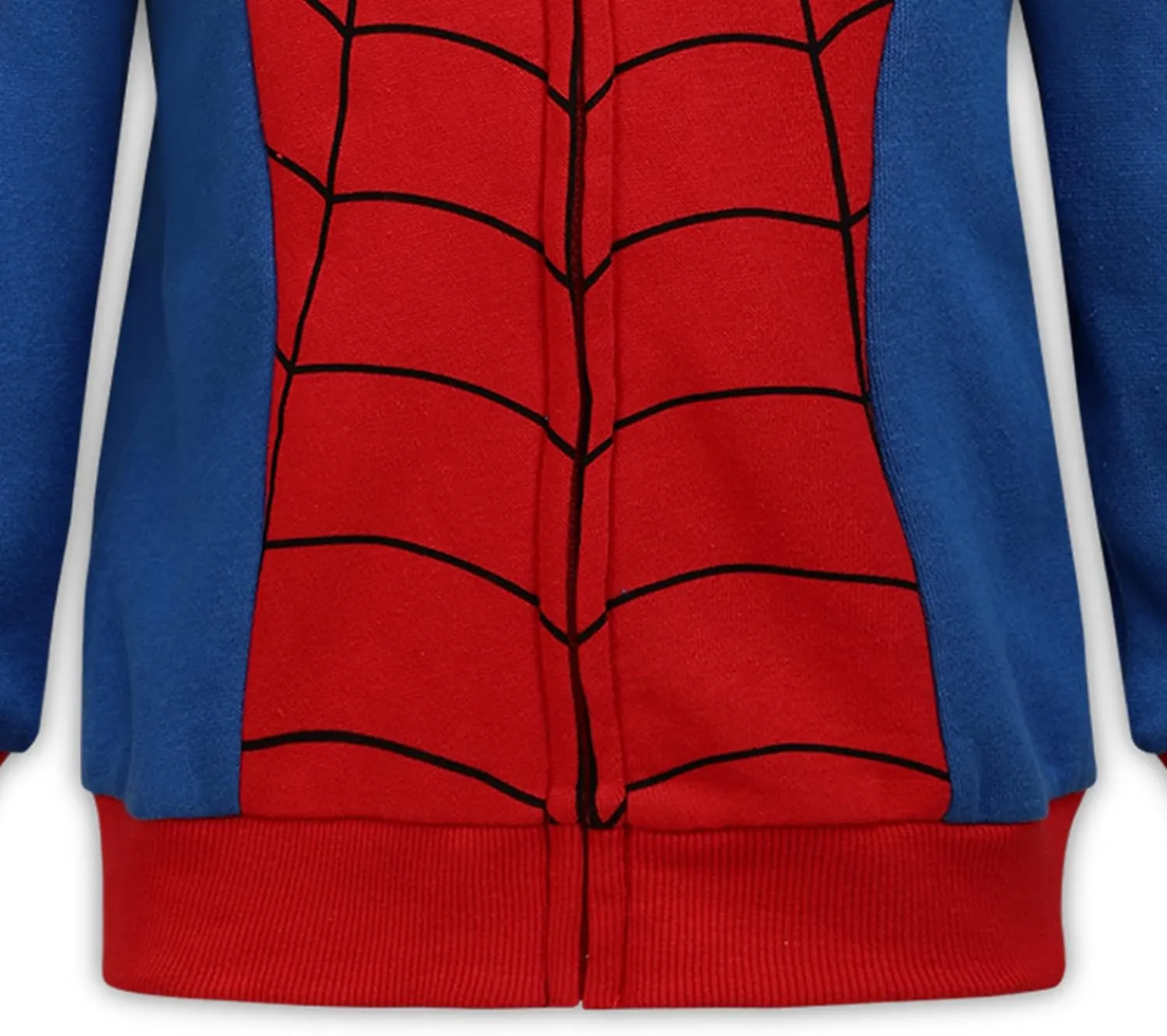 Marvel Avengers Captain America and Spider-Man Boys Zip-Up Hoodie for Toddlers and Big Kids