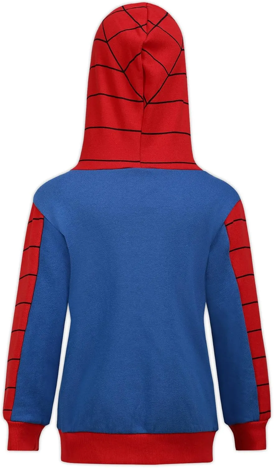 Marvel Avengers Captain America and Spider-Man Boys Zip-Up Hoodie for Toddlers and Big Kids