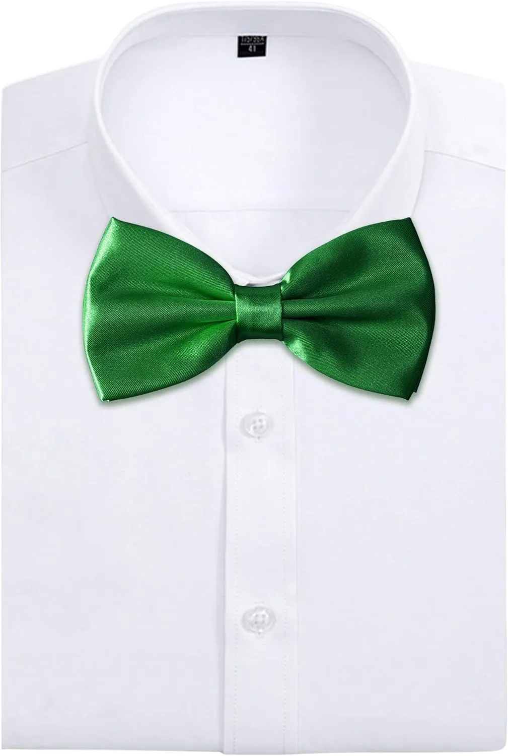 Men's Bowties Formal Satin Solid - 6/12 Pack Bow Ties Pre-tied Adjustable Ties for Men Many Colors Option in bulk