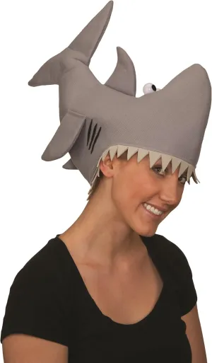 Men's Grey Shark Hat