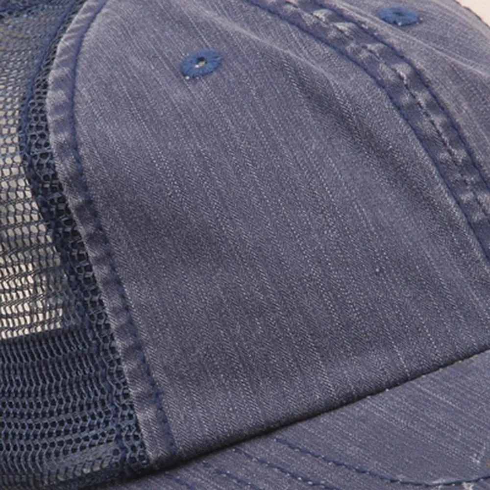 MG Low Profile Special Cotton Mesh Cap-Khaki W40S62B