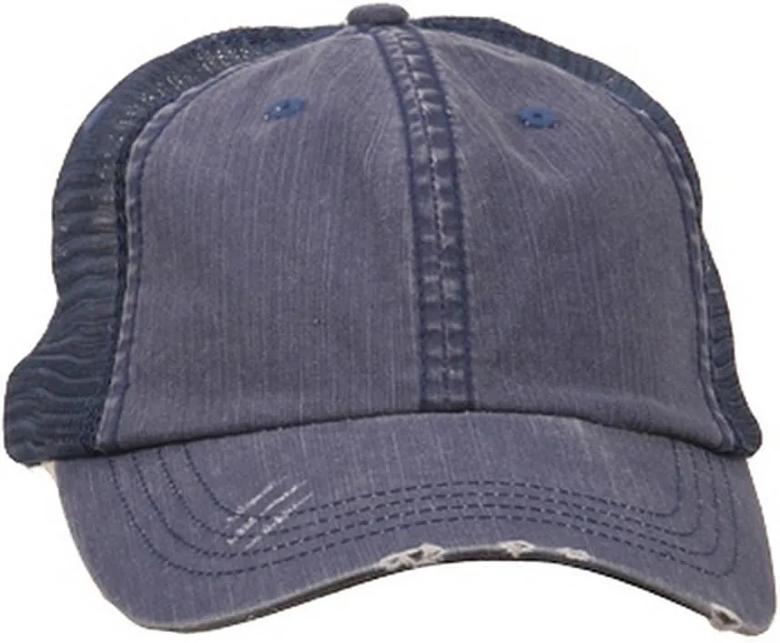 MG Low Profile Special Cotton Mesh Cap-Khaki W40S62B