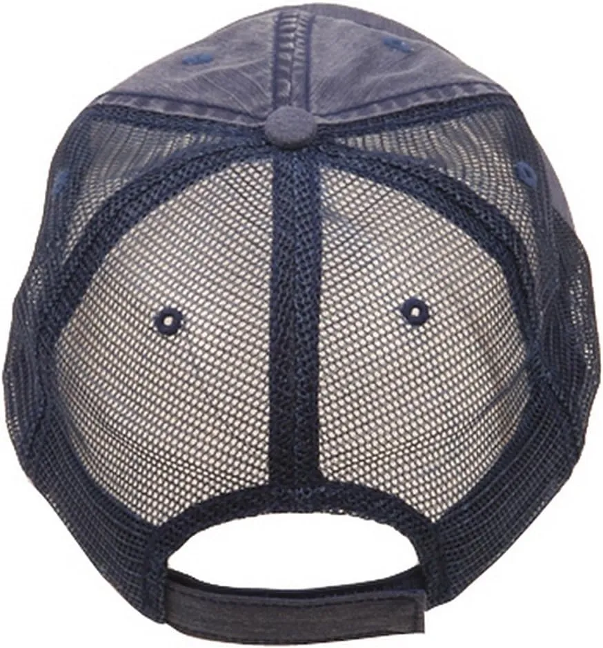 MG Low Profile Special Cotton Mesh Cap-Khaki W40S62B
