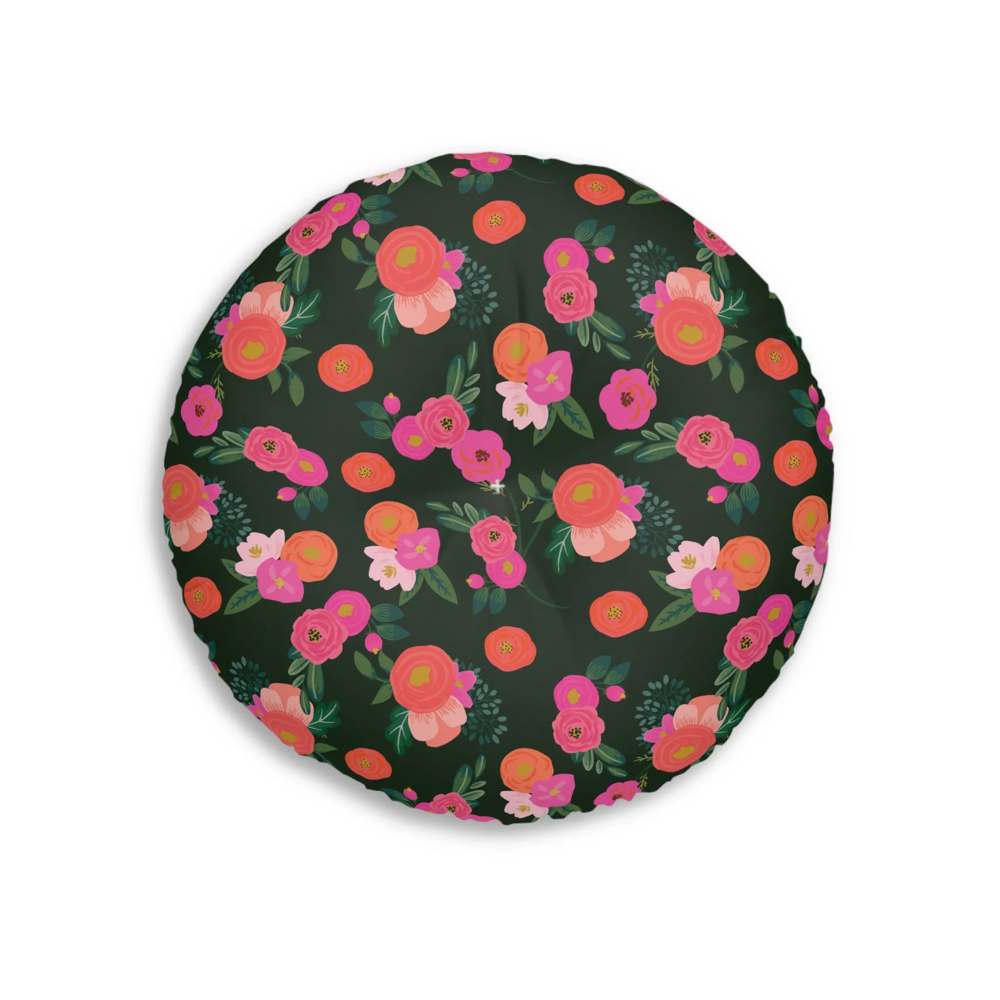 Miss Kit Floral Tufted BDSM Kneeling Cushion