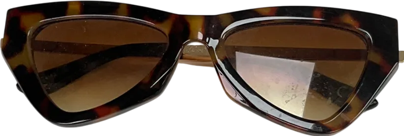 Nasty Gal Brown Tort Stories Cat-eye Sunglasses
