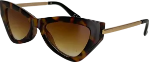 Nasty Gal Brown Tort Stories Cat-eye Sunglasses