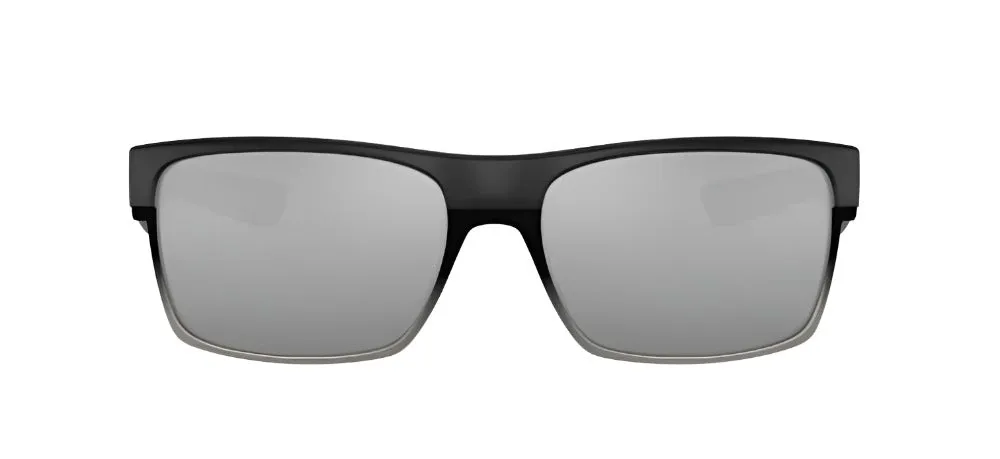 Oakley Twoface Matte Black Frame - Chrome Iridium Lens - Polarized Sunglasses