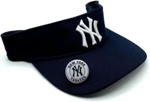 OC Sports Officially Licensed New York Visor MVP Adjustable Baseball Team Hat Blue, One Size