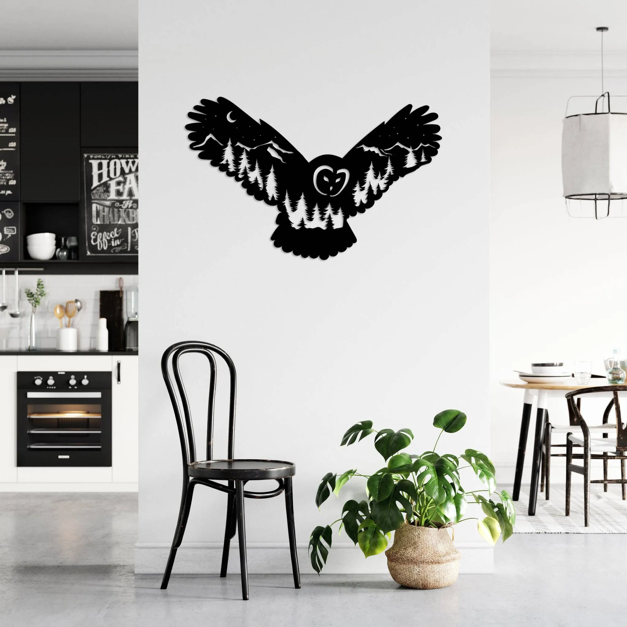 Owl - Metal Wall Art