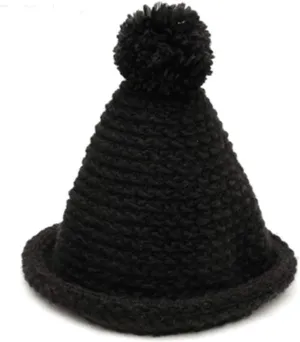 Personality Women Fashion Pointy Hat Knitted Cap Warm Cone Hat