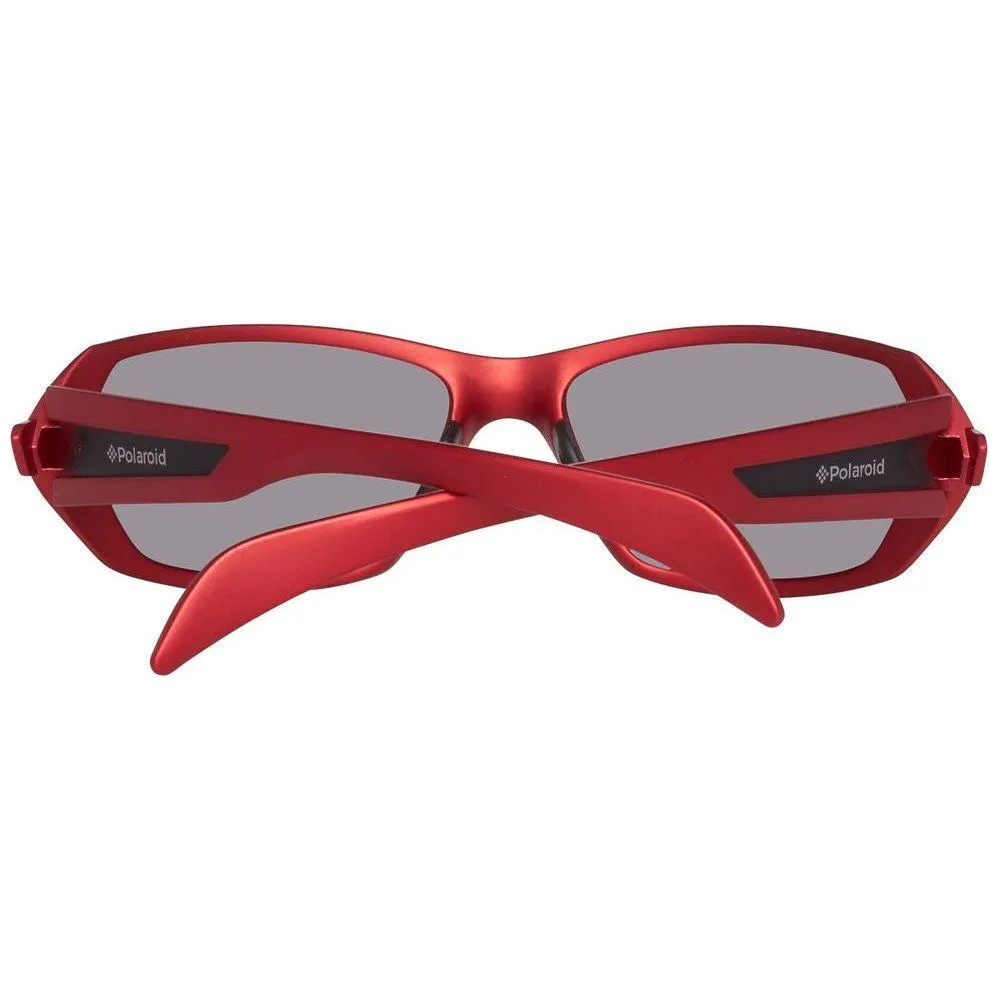 Polaroid Red Acetate Sunglasses