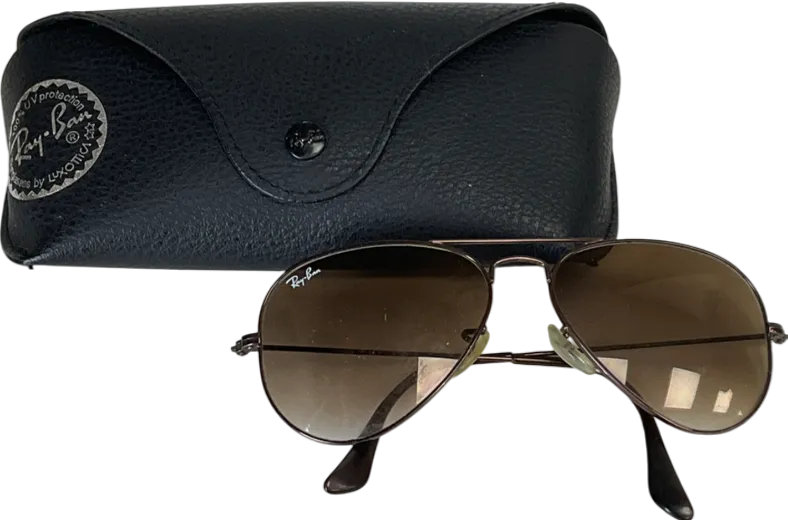 Ray-Ban Brown 014/51 55 14 2N Aviator Gradient Sunglasses