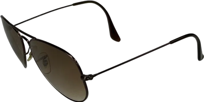 Ray-Ban Brown 014/51 55 14 2N Aviator Gradient Sunglasses