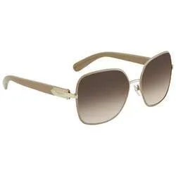 Salvatore Ferragamo Brown Butterfly Unisex Sunglasses