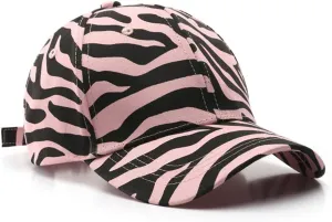 Striped Cap Unisex Baseball Cap Casual Sun Hat