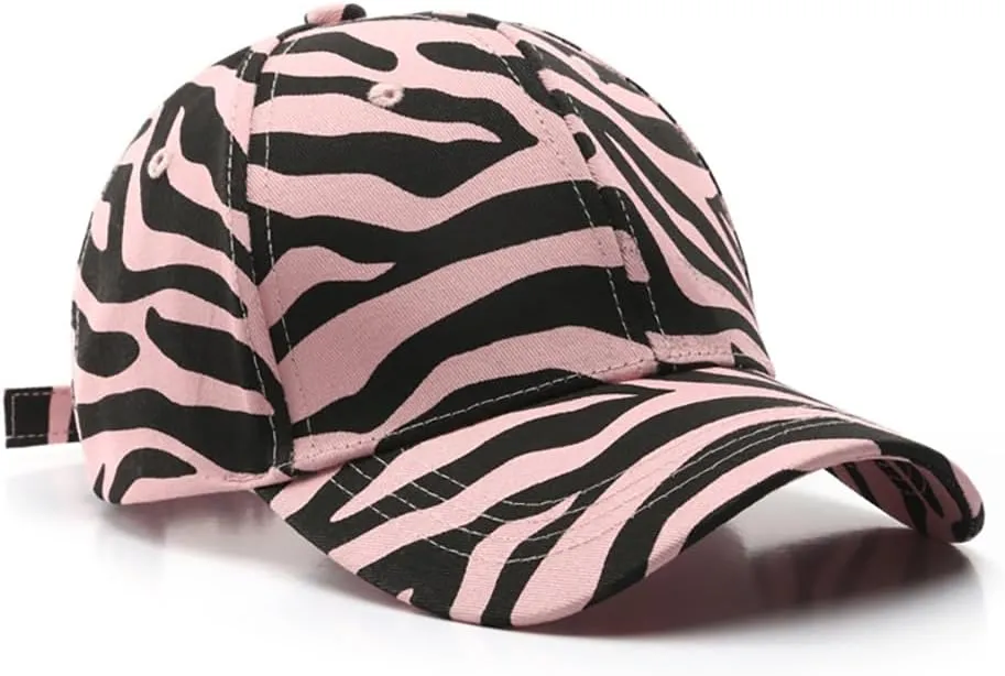 Striped Cap Unisex Baseball Cap Casual Sun Hat