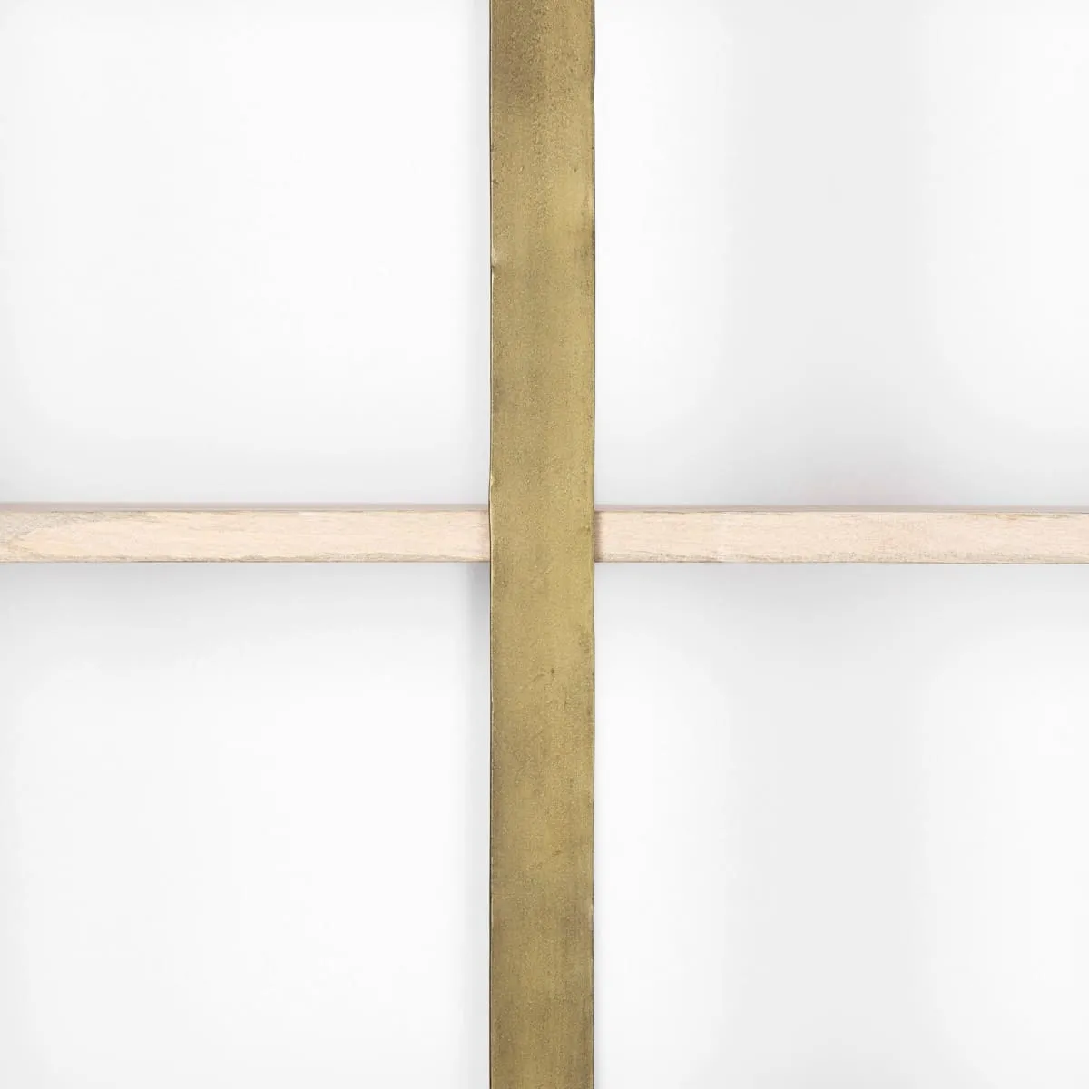Taunton Shelving Unit Light Brown Wood | Gold Metal
