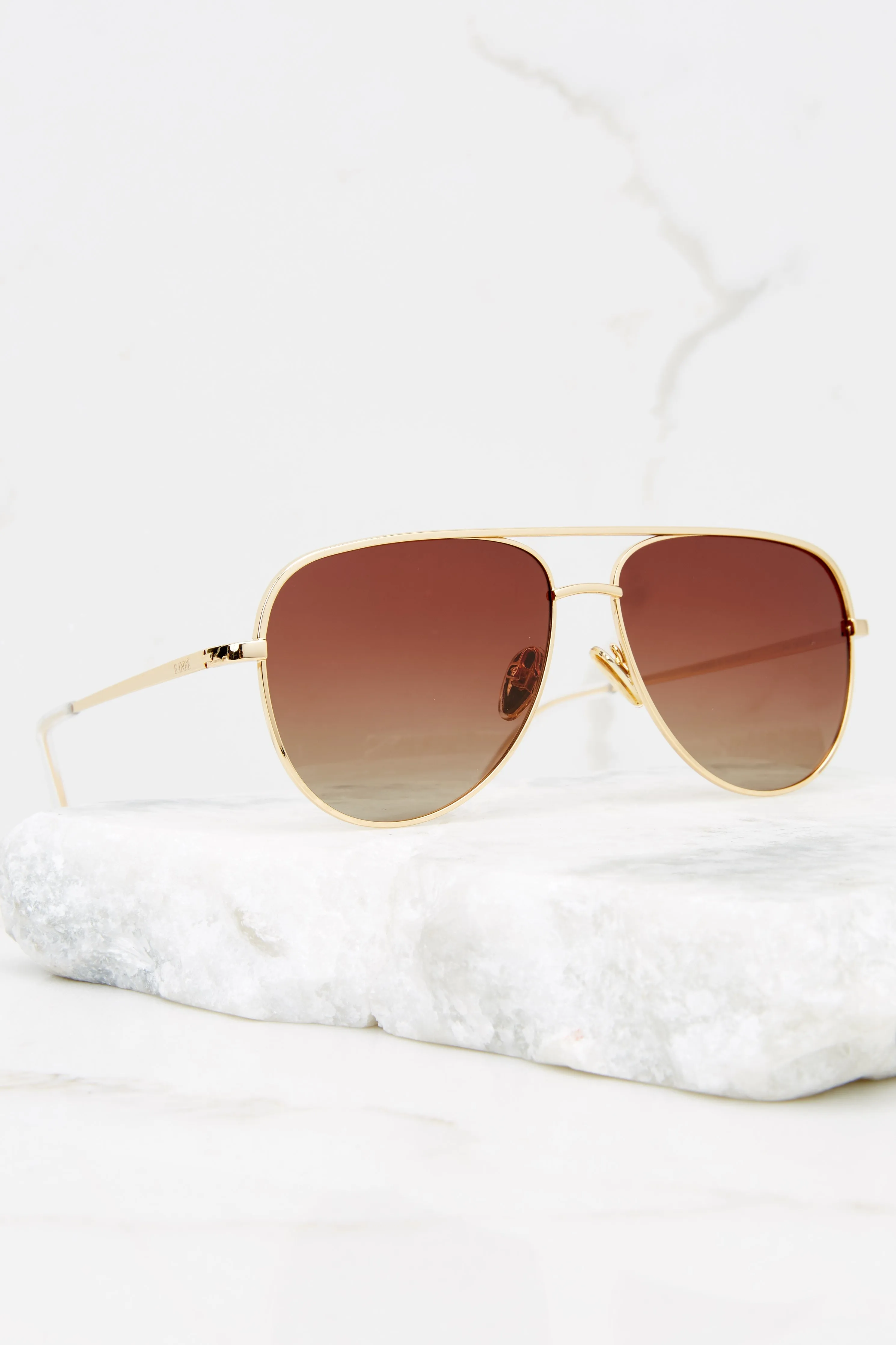 Taylor Gold Brown Fade Sunglasses