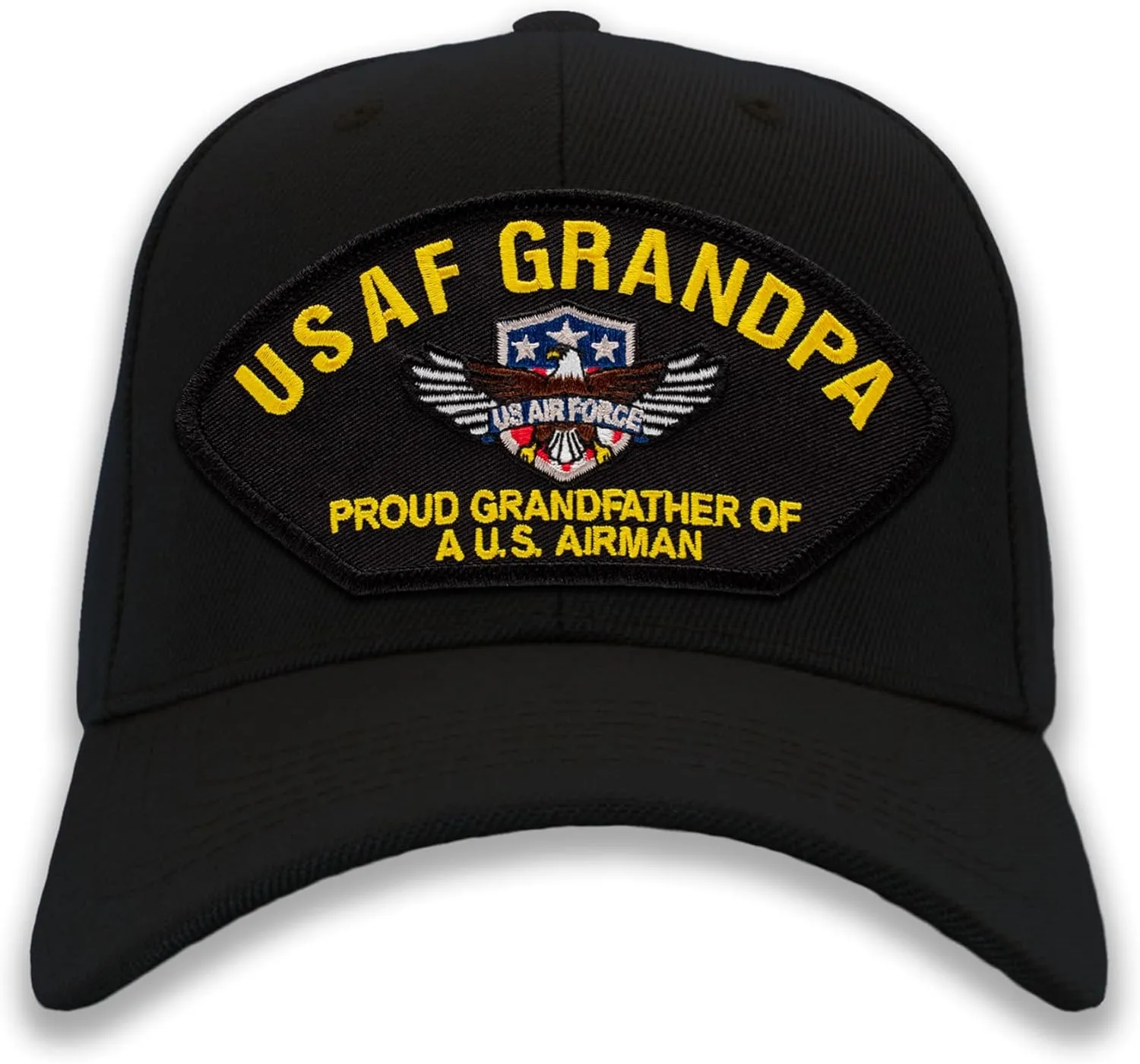 USAF Air Force Grandpa - Proud Grandfather of a US Airman Adjustable Ballcap or Trucker Hat