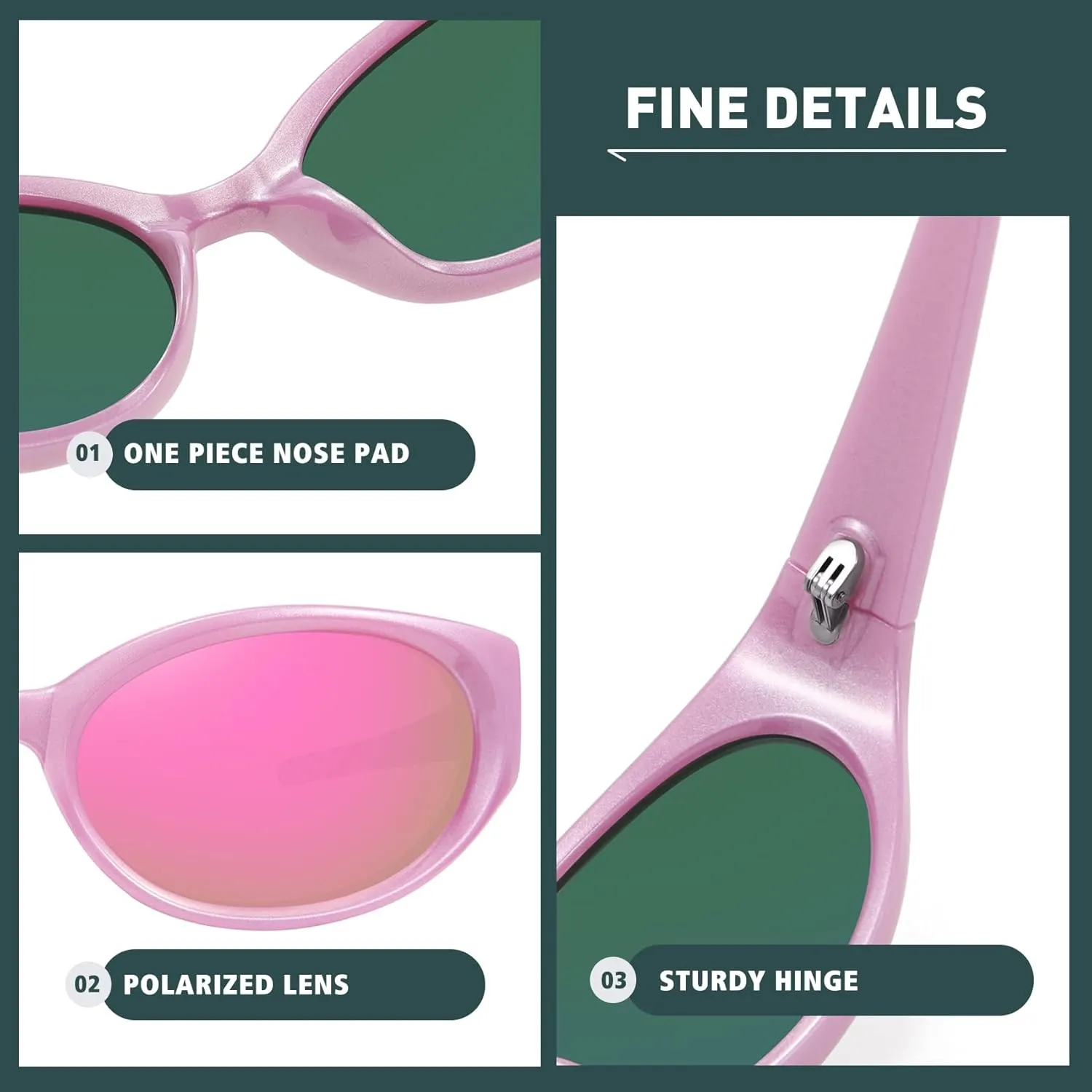 WOWSUN Retro Y2K Wrap Around Sunglasses for Women Trendy Polarized Sporty Shades UV Protection